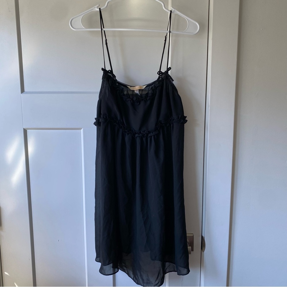 Dentelle Sheer Black Lingerie Dress